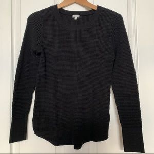 KISMET Maria F20 long sleeve knit sweater top Hi/Lo in black size M